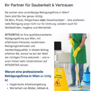 Reinigungsfirma Wien
